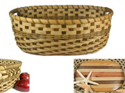 "Claire" - Basket Weaving Pattern - Twill Weave Gathering Basket