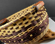 "Hazel" - Basket Weaving Pattern - Gathering Basket with Pottery Handles