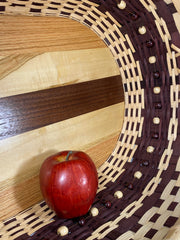 "Hazel" - Basket Weaving Pattern - Gathering Basket with Pottery Handles