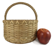 "Emily Grace" - Basket Weaving Pattern - Round Market with Braided Handle - Bright Expectations Baskets - Instant Digital Download Pattern