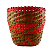 "Jagoda" - Basket Weaving Pattern - Twill Weave with Randing and Match Stick Rim