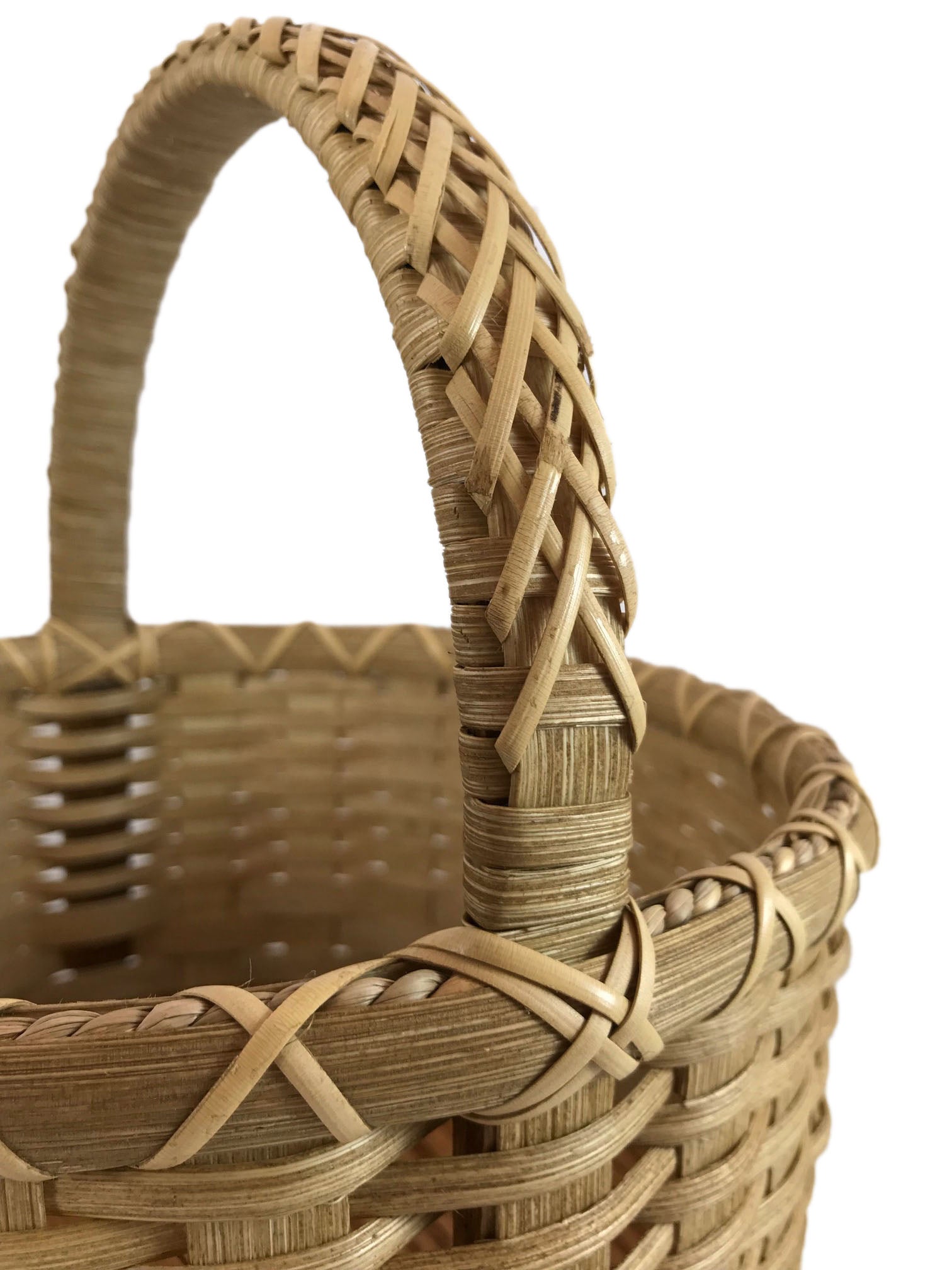 BASKET WEAVING PATTERN TUTORIAL Emily Grace Round Market with Braided  Handle