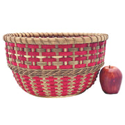 "Cynthia" - Basket Weaving Pattern - Table Basket with Twined Accent